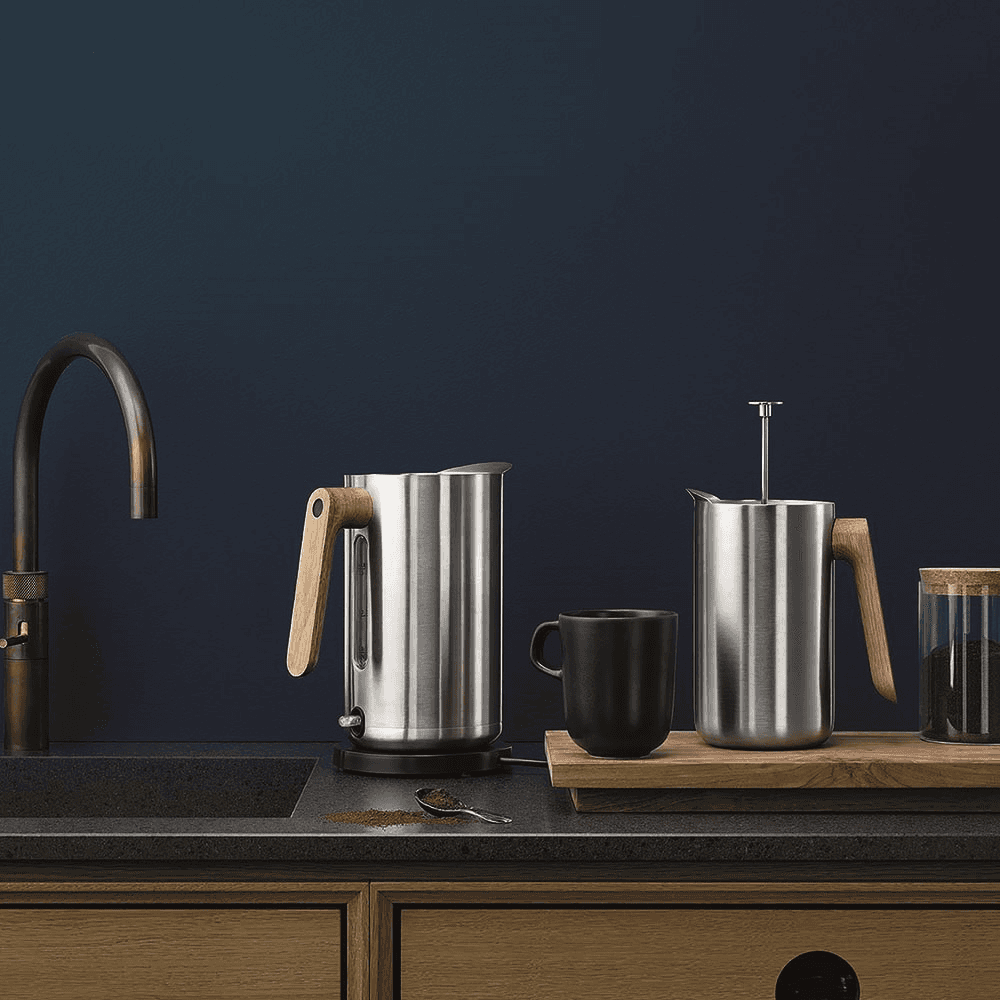 Nordic kitchen Thermo cafetiere, 1 Litre, Stainless Steel