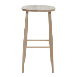 Image showing the Originals Bar Stool, L.Ercolani by Ercol, H75 x W39 x D37cm, Natural product.