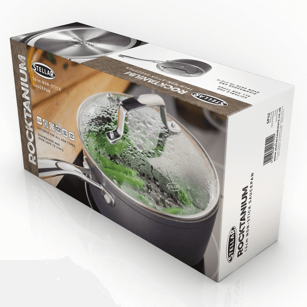 Rocktanium Non-Stick saucepan, 16cm, Aluminium