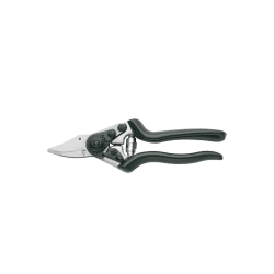 Image showing the Heavy duty bypass secateurs, H20.5 x W6cm, Silver/Black/Green product.