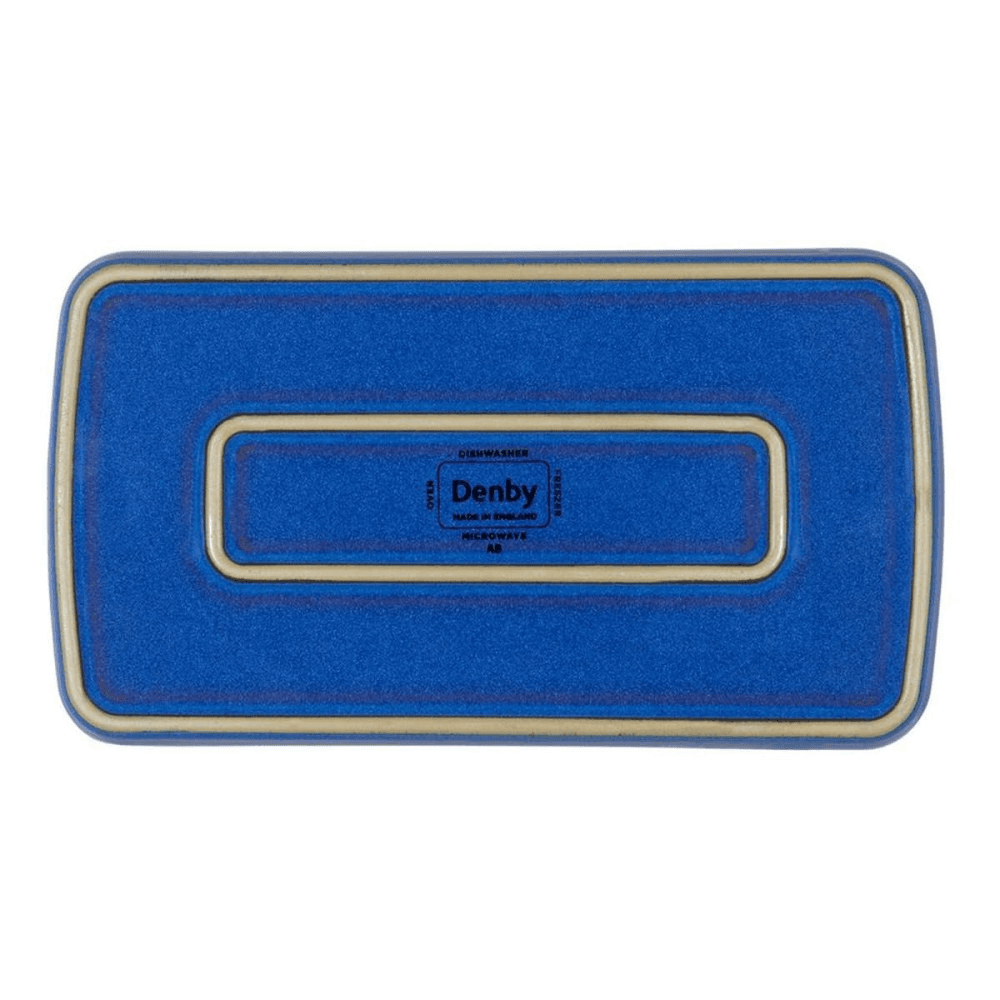 Imperial Blue Rectangular plate, 24 x 14.5cm