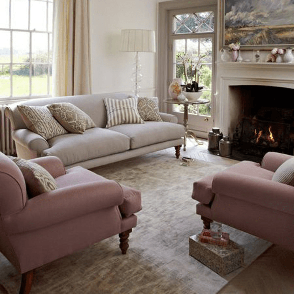 Saturday Love Seat, Rose