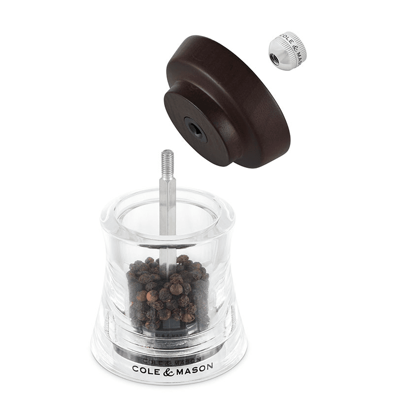Holborn Pepper Mill, 95mm, Chocolate Wood
