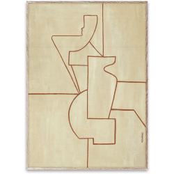 Image showing the Antic Ideal Framed Print, 50 x 70cm, Natural product.