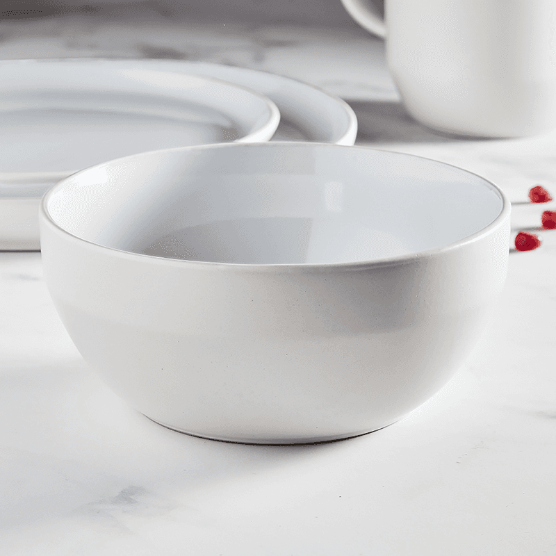 Oslo 16 Piece Dinnerware Set, Grey