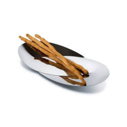 Image showing the Octave Bread and breadstick basket, 41.5 x 17.5 x 4.5cm, Stainless Steel product.