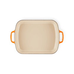Image showing the Signature Cast Iron Rectangular roaster, 33cm - 4.9 litre, Volcanic product.