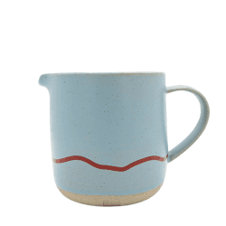 Image showing the Studio Jug, 400ml, Clear Sky & Red product.