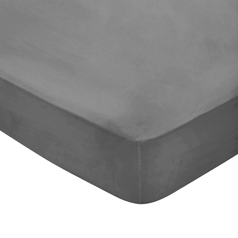Bob Fitted Sheet, Super King, Charcoal