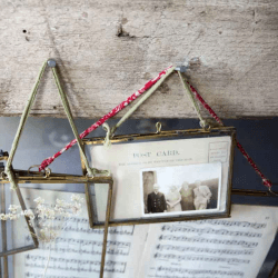 Image showing the Kiko Landscape Frame, 4 x 6", Antique Brass product.