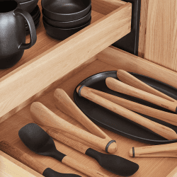 Image showing the Nordic Kitchen Kitchen tongs, 33cm, Bamboo Wood product.