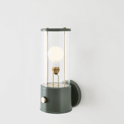 Image showing the The Muse Farrow & Ball Wall Light, Pleasure Garden product.