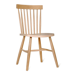 Image showing the Spindle Back Chairs in Oak (Pair) product.
