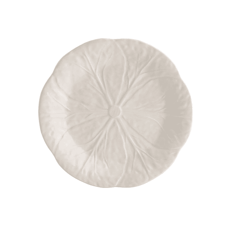Cabbage Plate, 19cm, Beige