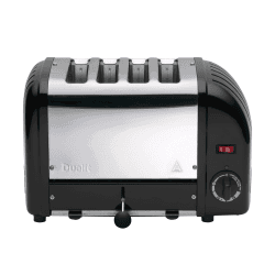 Image showing the Classic Vario 4 Slot Toaster, Black product.