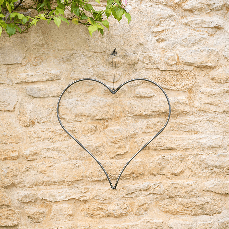 Farringdon Heart Wall Display, Grey