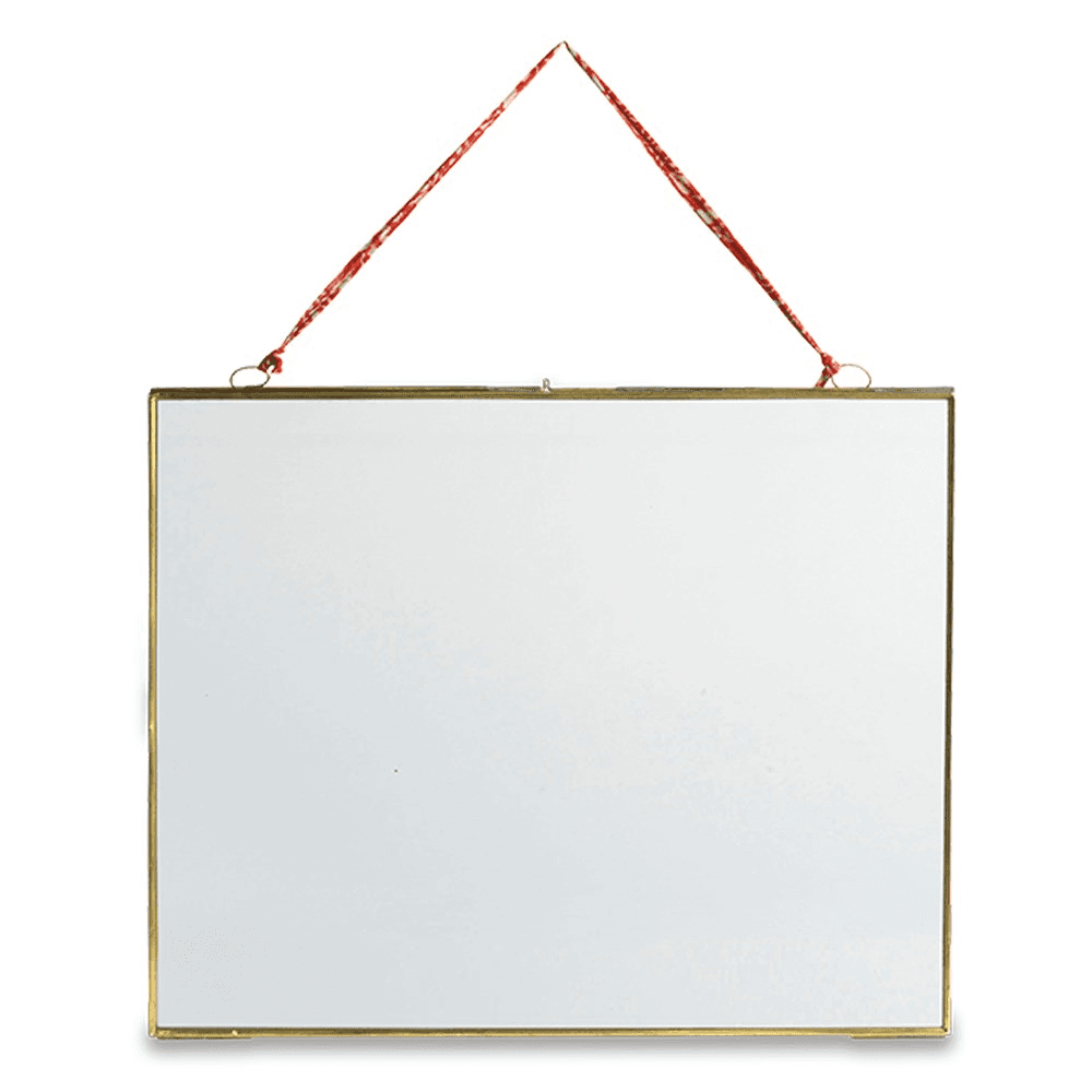 Kiko Landscape Frame, 4 x 6", Antique Brass