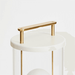 Image showing the Tala x Farrow & Ball The Muse Portable Lamp, Candlenut White product.