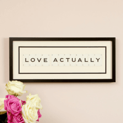 Image showing the 'Love Actually' Word Frame product.