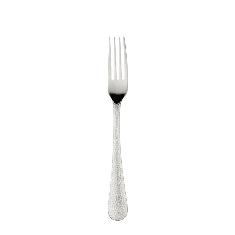 Planish 12 Piece Steak Set, Hammered Satin Finish