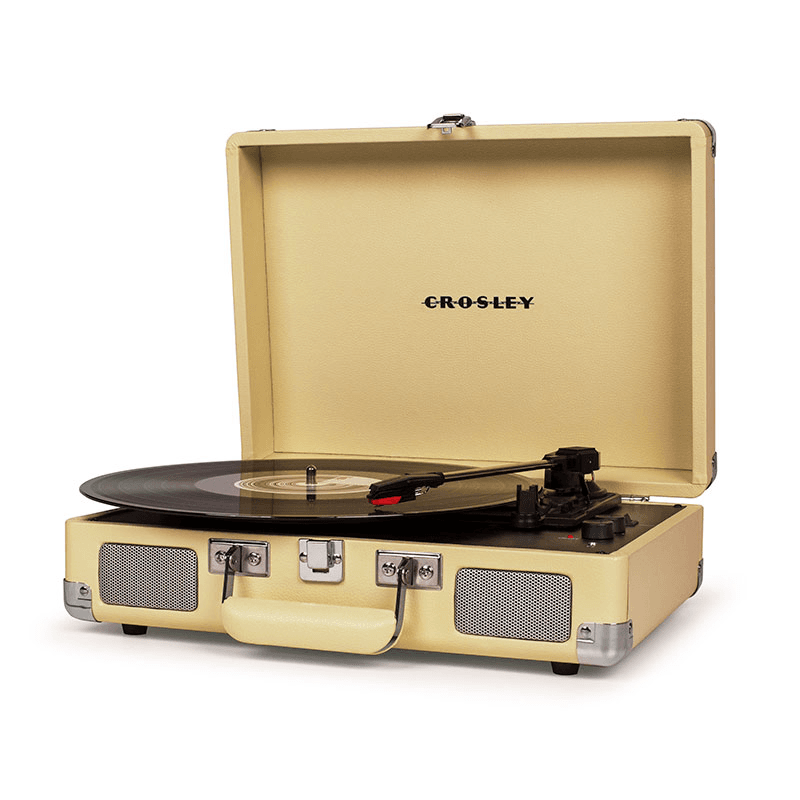 Cruiser Deluxe Plus Portable Turntable, Fawn