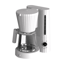 Image showing the Plisse Filter Coffee Machine, 1.5L, White product.