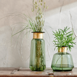 Image showing the Miza Large vase, H32 x Dia14cm, Green product.