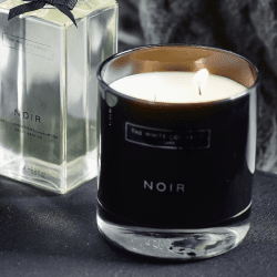 Image showing the Noir 2-wick candle, H9 x W10 x L10cm product.