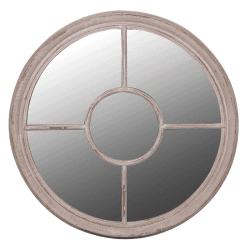 Image showing the Round mirror, 90cm, taupe product.