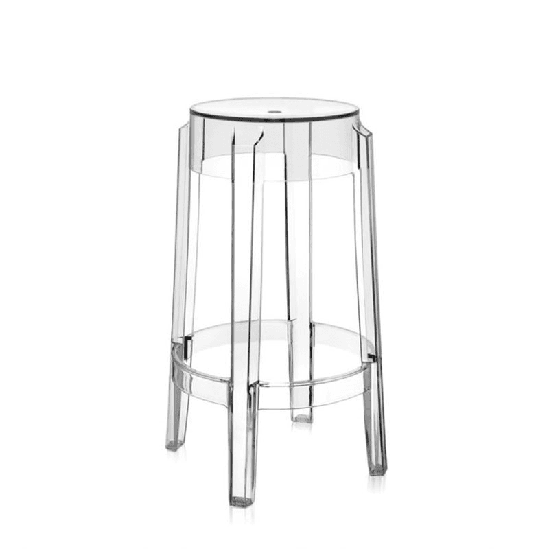 Philippe Starck 2005 Charles Ghost Stool, H65cm, Crystal