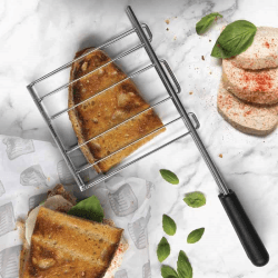 Image showing the Classic Sandwich Cage, Silver product.