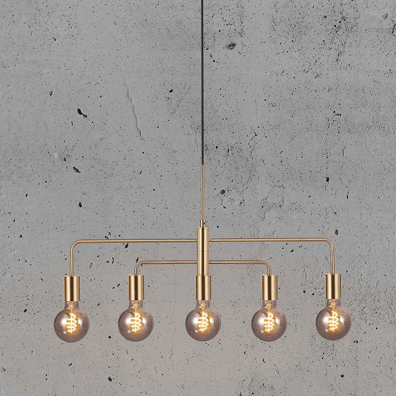Gloom Pendant, H74.cm, Brass