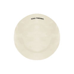 Image showing the Good Morning Breakfast Plate, D22cm, Black product.