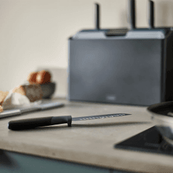 Image showing the Folio Plus 8 Piece Knife & Chopping Board, Sky product.