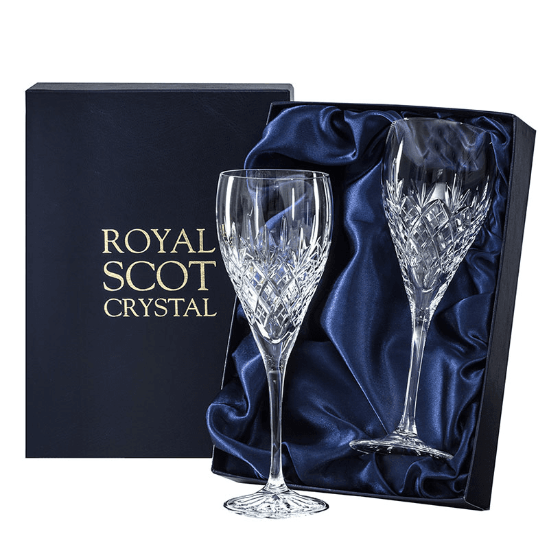 Edinburgh Set of 2 Wine Glasses, 320ml, Clear