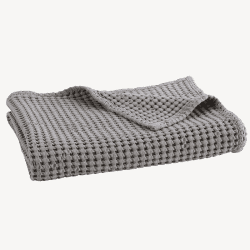 Image showing the Waffle Towel Hand Towel, Dove Grey product.