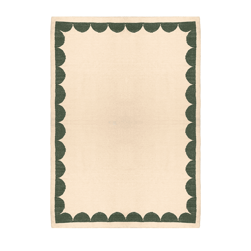 Cavea Rug, 170 x 250cm, Forest Green