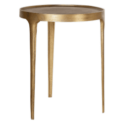 Image showing the Rohia Cast Metal Table, Brass product.