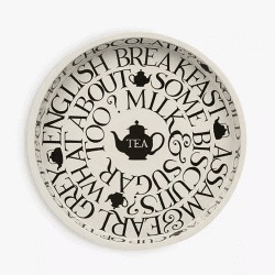 Image showing the Black Toast Deepwell Tray, 30cm, Cream / Black product.