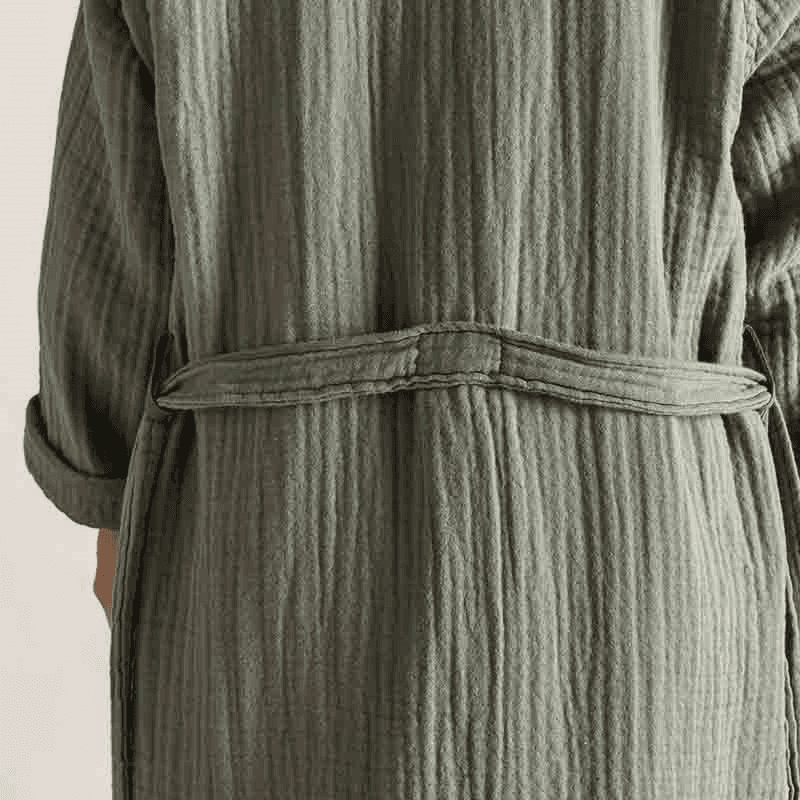 The Dream Cotton Robe, Large, Moss