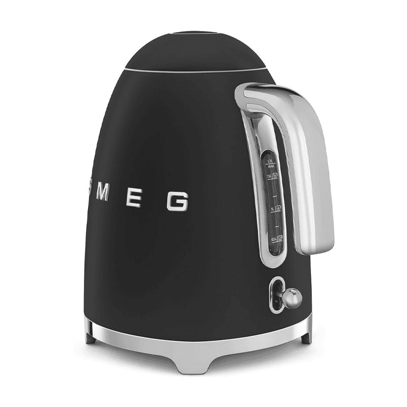 Retro Style Kettle, 1.7L, Matte Black
