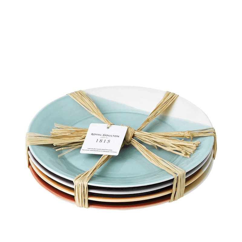 1815 Brights Set of 4 plates, 23cm, Mixed Colours