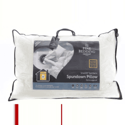 Image showing the Spundown Firm comfort pillow, 74 x 48 cm, White product.