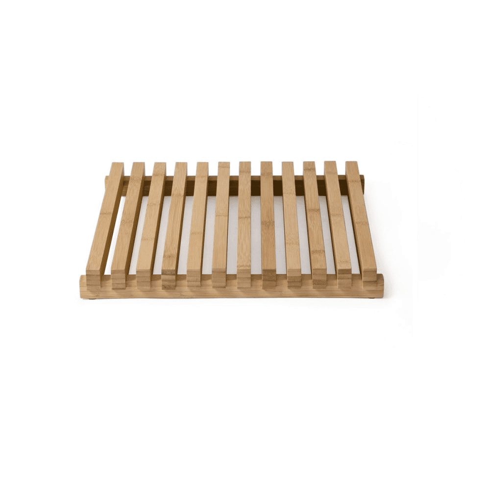 Arena Slatted shower mat, H5 x W42.5 x D38cm, Bamboo