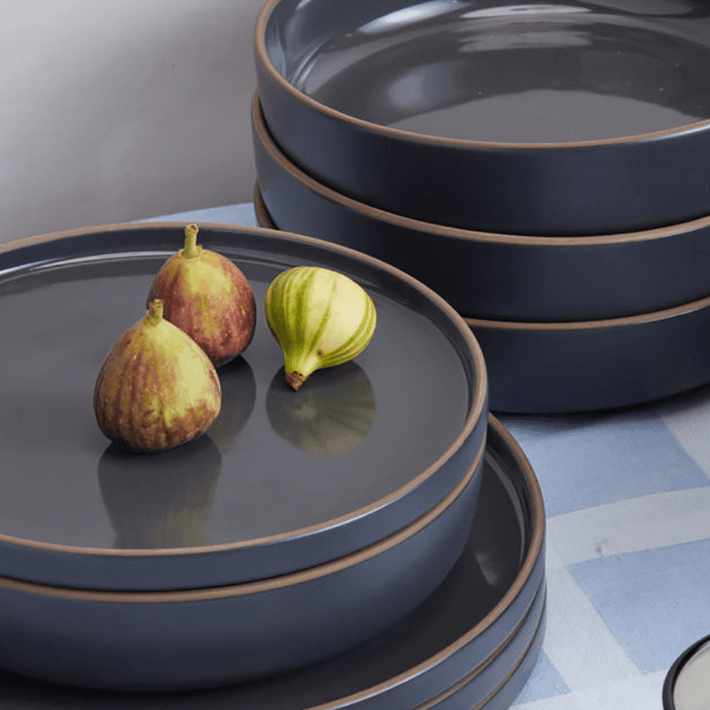 Set of 4 Dinner Bowls, 22cm, Char