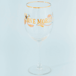 Image showing the One More Set of 6 Wine Glasses, 450ml, Gold product.