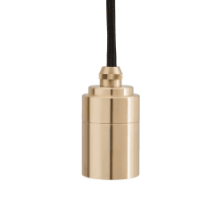Image showing the Knuckle Pendant Single pendant, L300 x W4cm, Brass product.