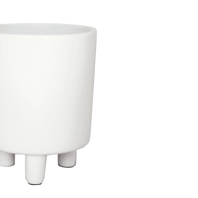 Pisa Planter, H20 x W24 x D24cm, White