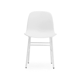 Image showing the Form Dining chair, L48 x H80 x D52cm, White product.