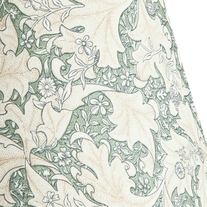 Morris & Co. Straight Empire Shade, 35cm, Thyme Wallflower